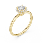 Gold Ring LR-0215, Yellow Gold, view 2