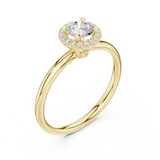 Gold Ring LR-0215, Yellow Gold, view 2