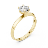 Gold Ring DDLR-766, Yellow Gold, view 2