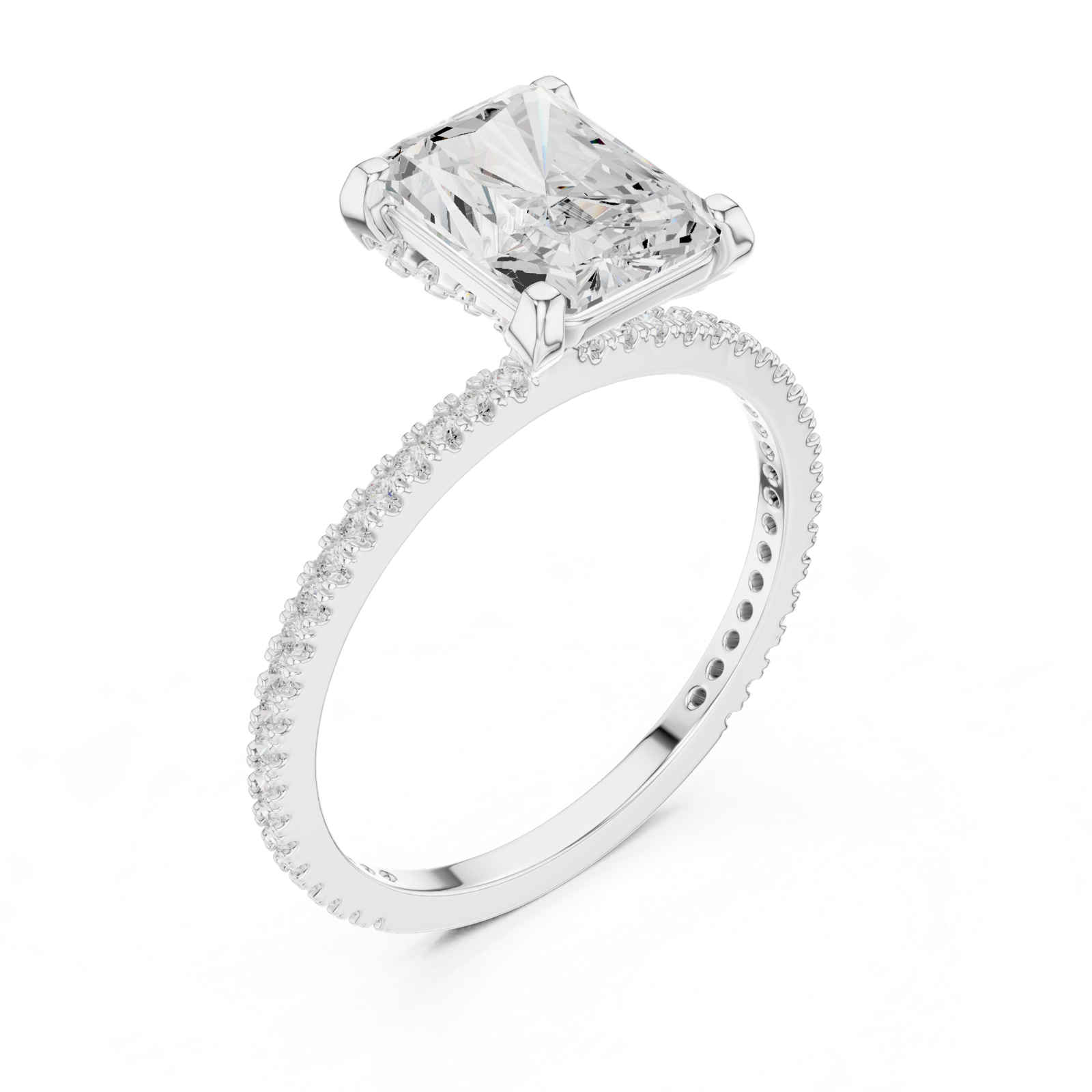 Gold Ring SBWR(68), White Gold, view 2