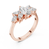Gold Ring AVBLR-132, Rose Gold, view 2