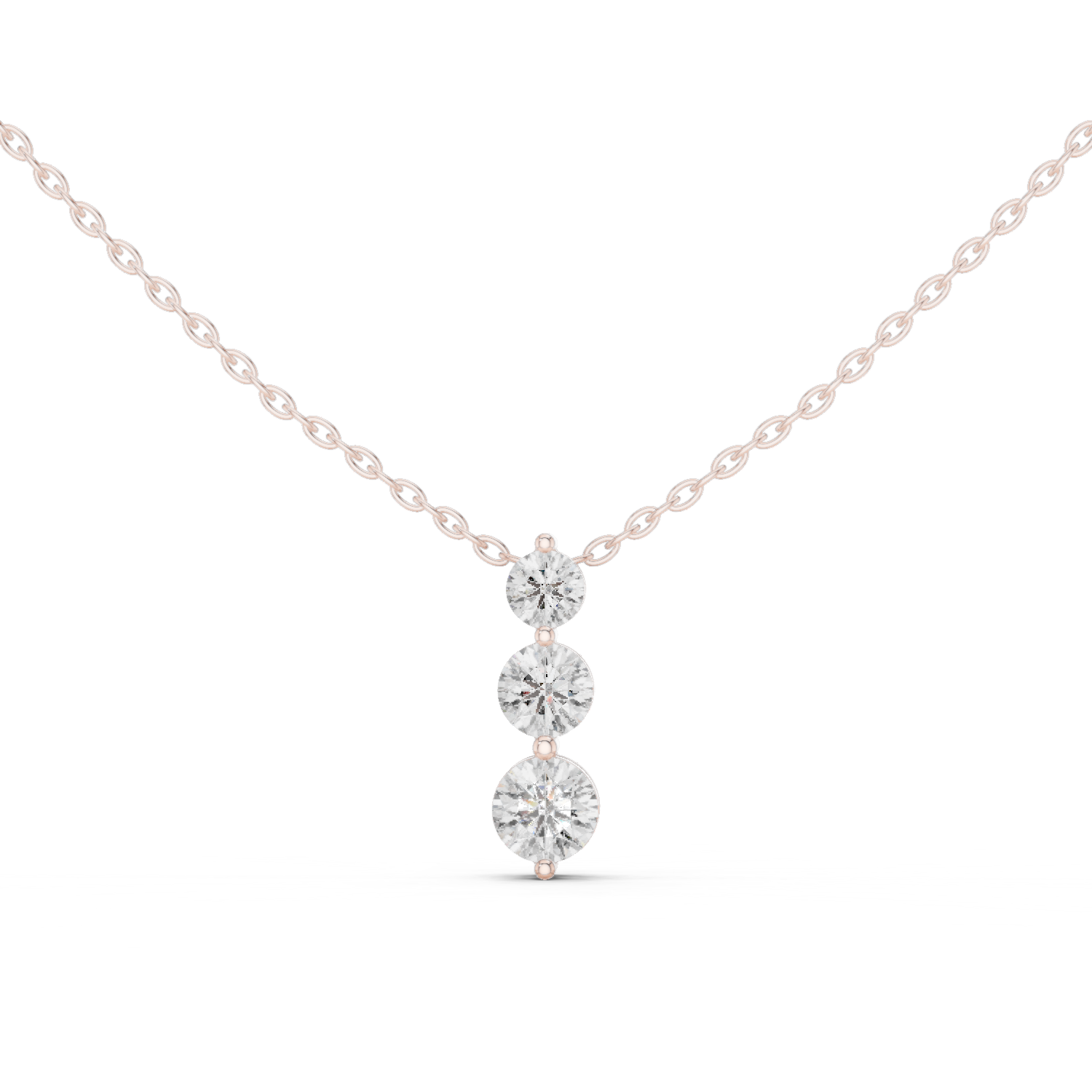 Gold Pendant GPD-0004, Rose Gold
