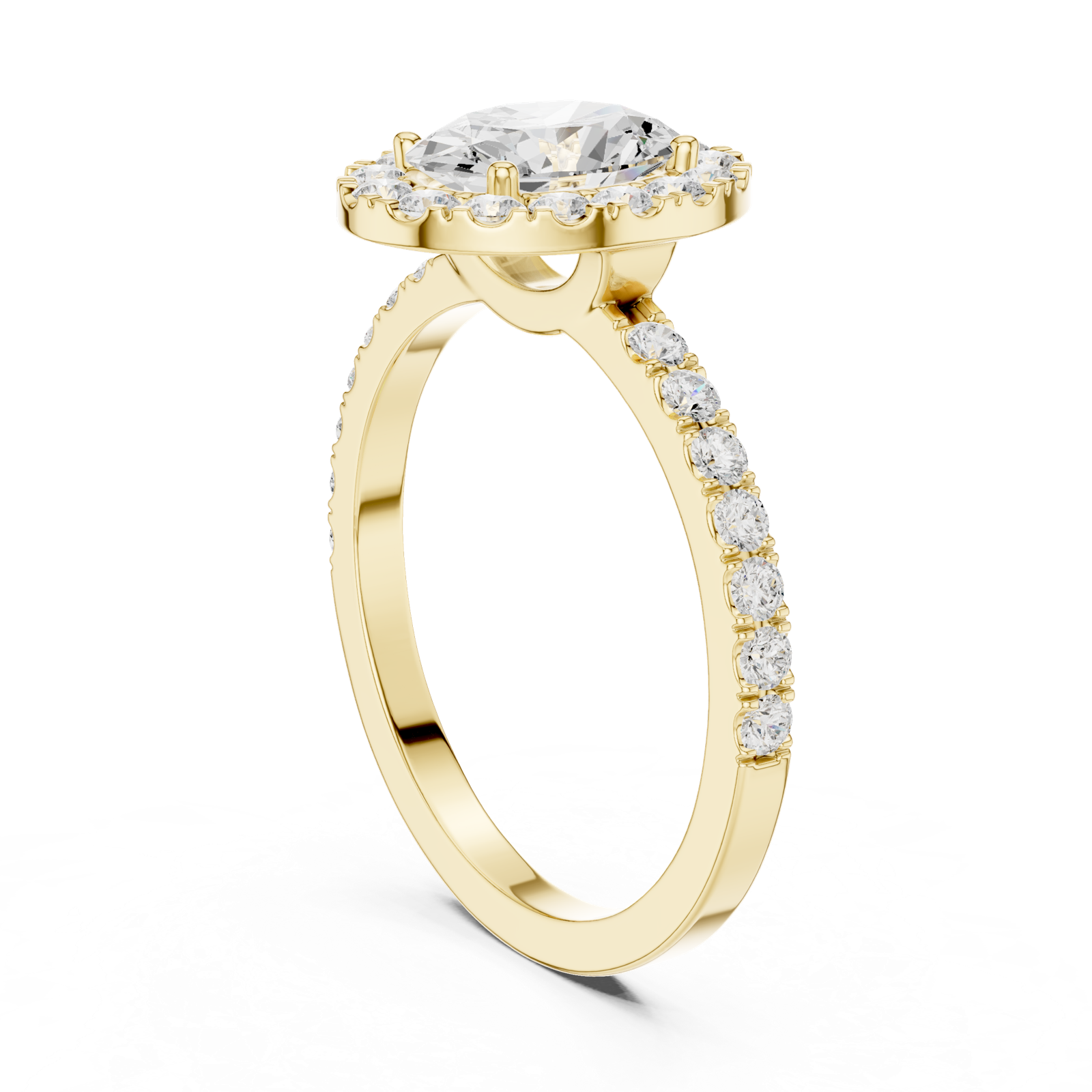Gold Ring DDLR-1054, Yellow Gold