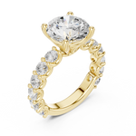 Gold Ring DDLR-846, Yellow Gold, view 2