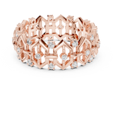 Gold Ring R29, Rose Gold, view 4