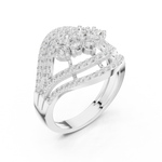 Gold Ring DDLR-763, White Gold, view 2