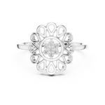 Gold Ring DR-6252, White Gold