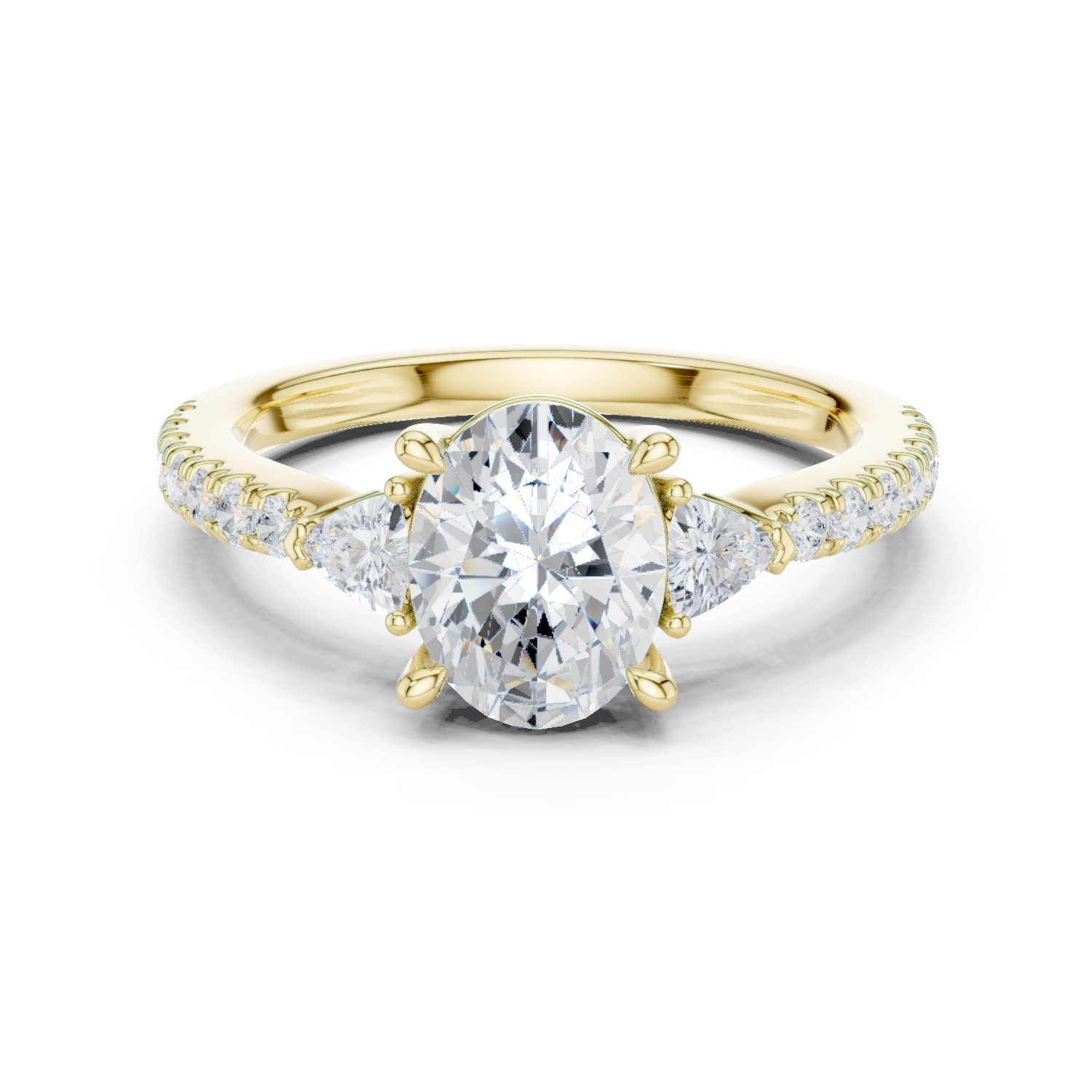 Gold Ring DDLR-859, Yellow Gold