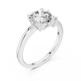 Gold Ring DDLR-153, White Gold, view 2