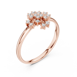 Gold Ring Ledis Ring, Rose Gold, view 2