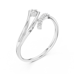 Gold Ring 12-10030@L, White Gold, view 2