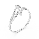 Gold Ring 12-10030@L, White Gold, view 2