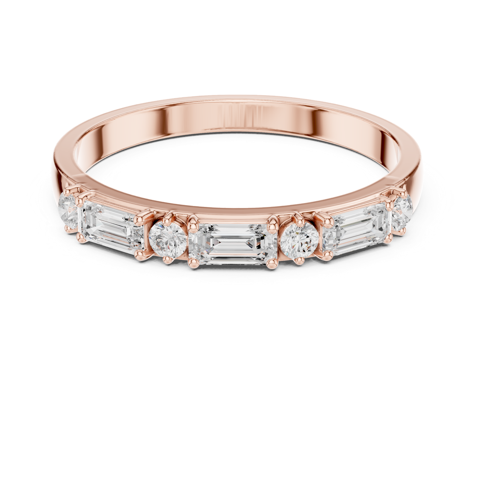 Gold Ring HLR-75, Rose Gold
