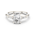 Gold Ring DDLR-287, White Gold