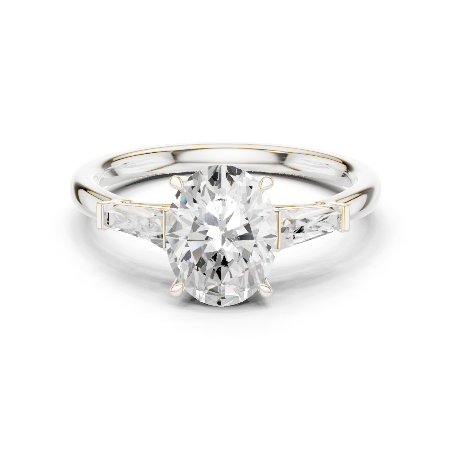 Gold Ring DDLR-287, White Gold