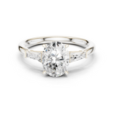 Gold Ring DDLR-287, White Gold