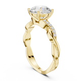 Gold Ring DDLR-816, Yellow Gold, view 1