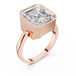 Gold Ring GR01, Rose Gold, view 2