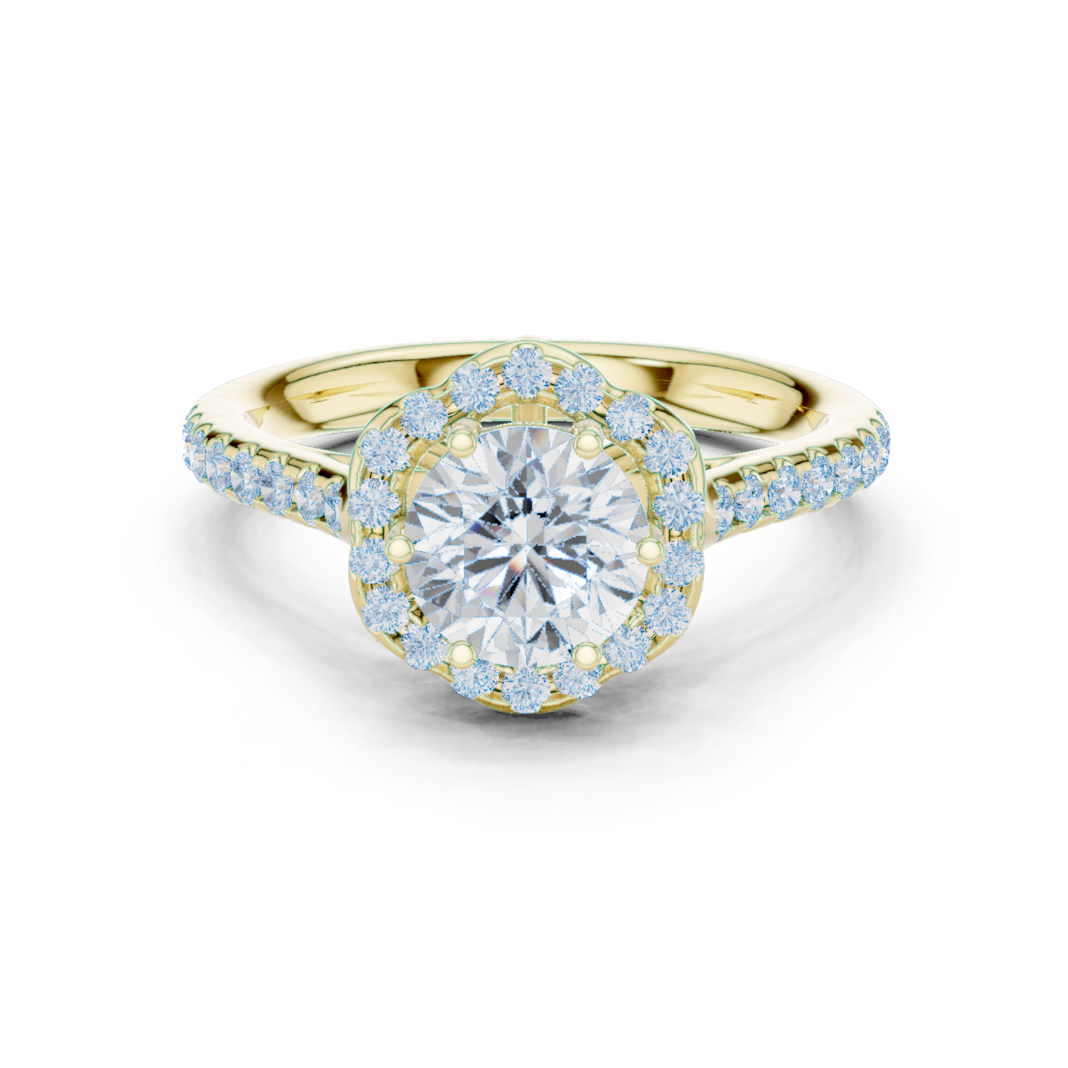 Gold Ring DDLR-677, Yellow Gold