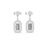Gold Earrings 3-10011E_156_S, White Gold