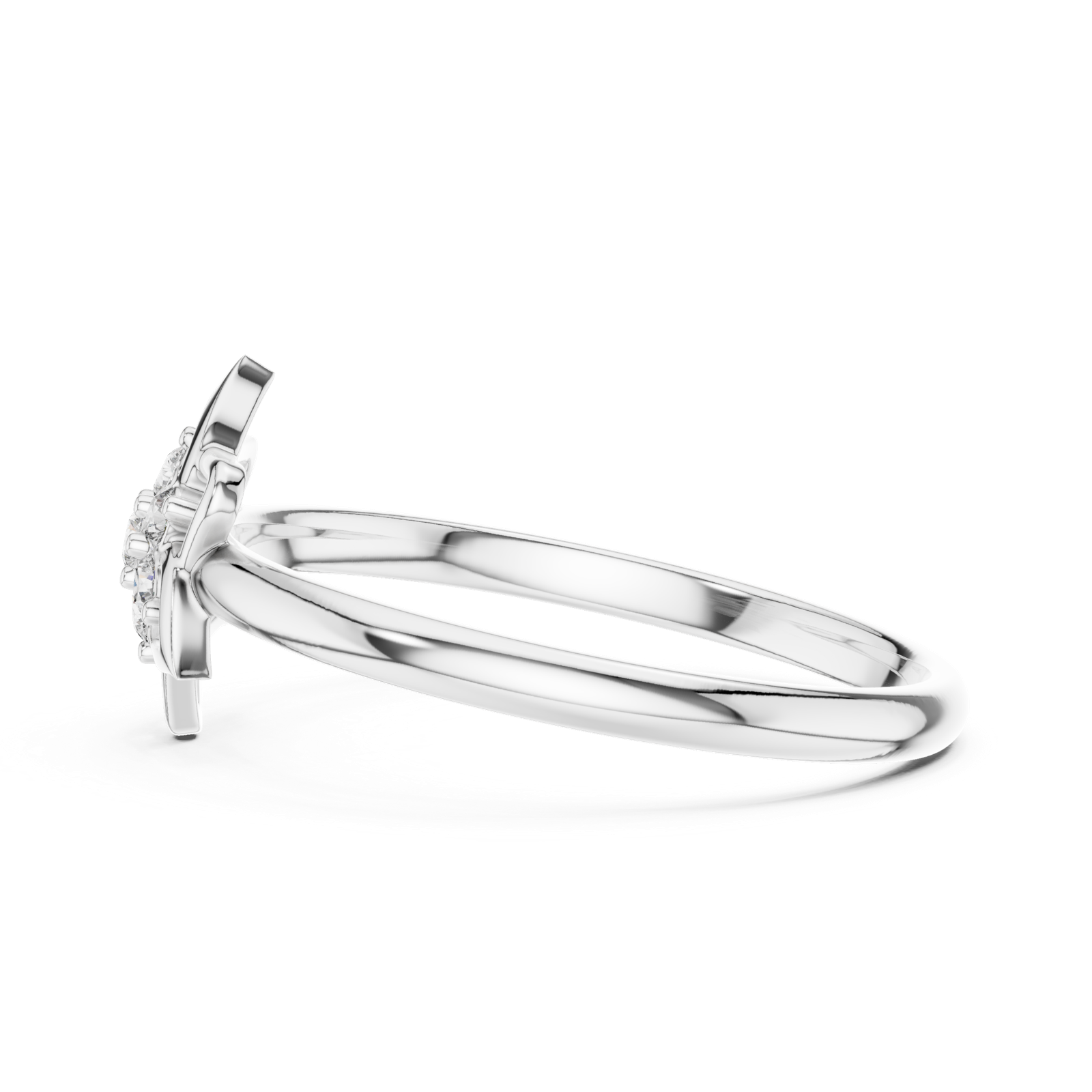 Gold Ring 1 (280), White Gold, view 3