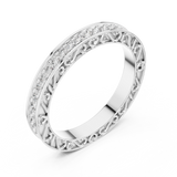 Gold Ring L03-996, White Gold, view 2