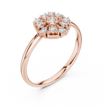 Gold Ring Ledis Ring, Rose Gold, view 2