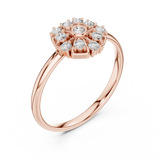 Gold Ring Ledis Ring, Rose Gold, view 2