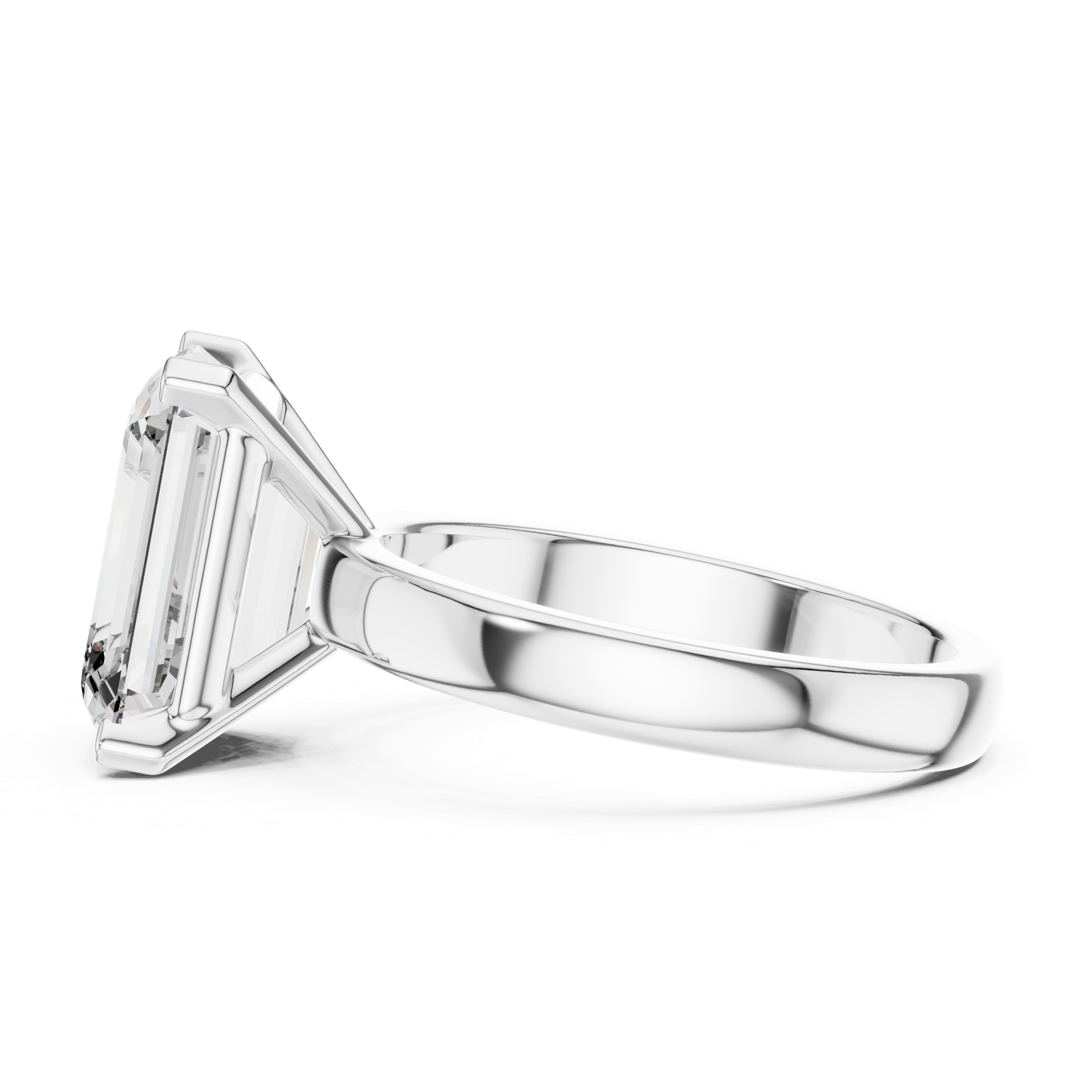 Gold Ring DDLR-069, White Gold, view 3