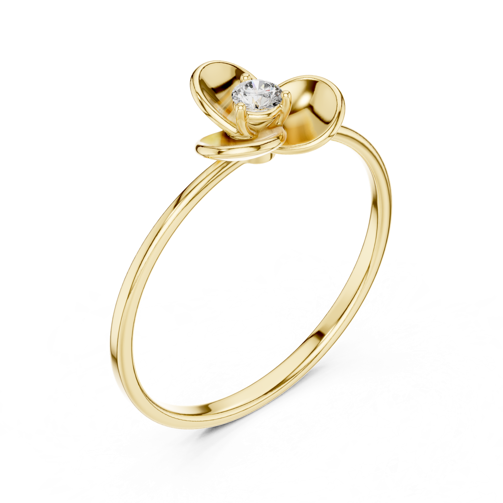 Gold Ring 1 (192), Yellow Gold, view 2