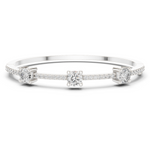 Gold Bracelet GLBR-0026, White Gold