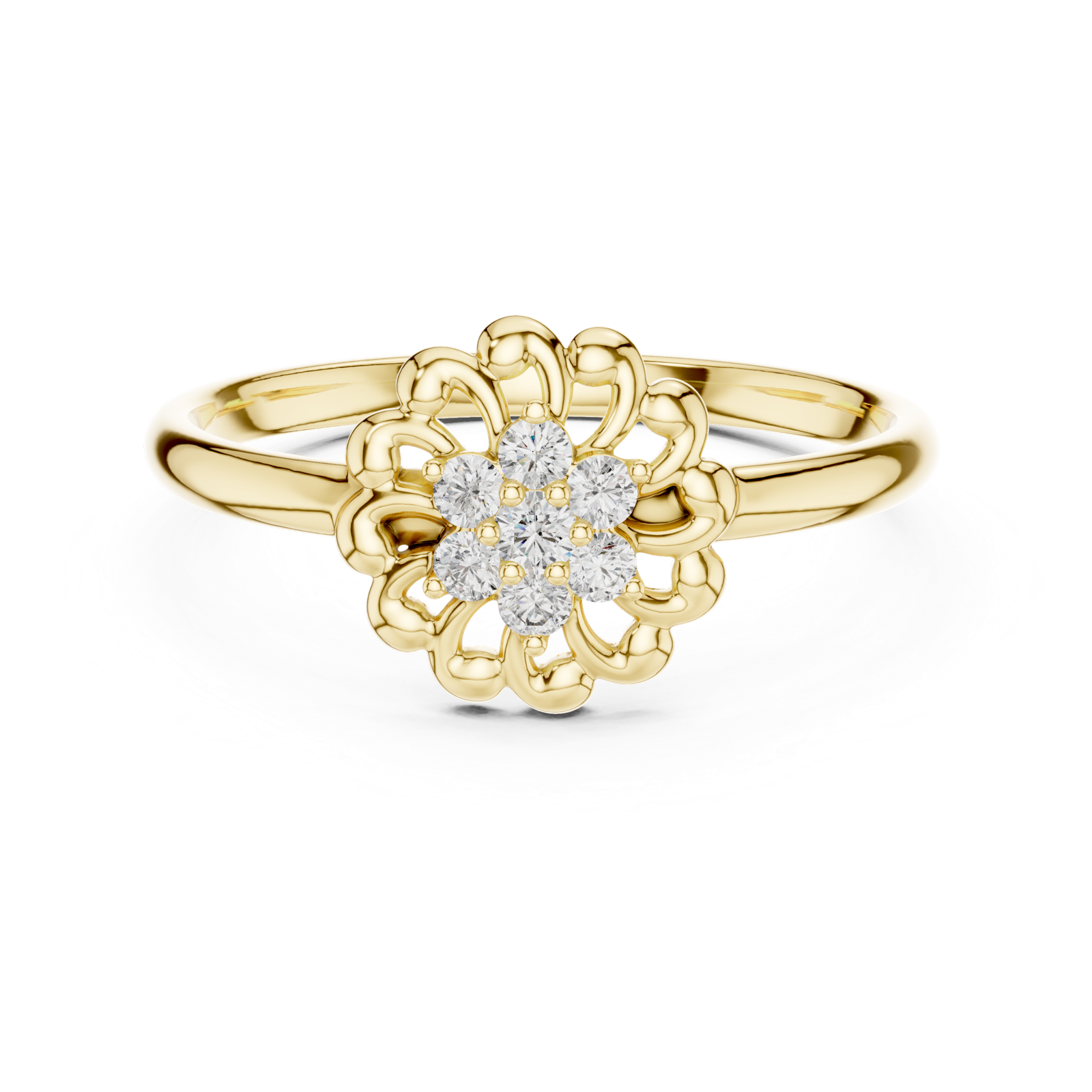 Gold Ring 1 (285), Yellow Gold, view 4