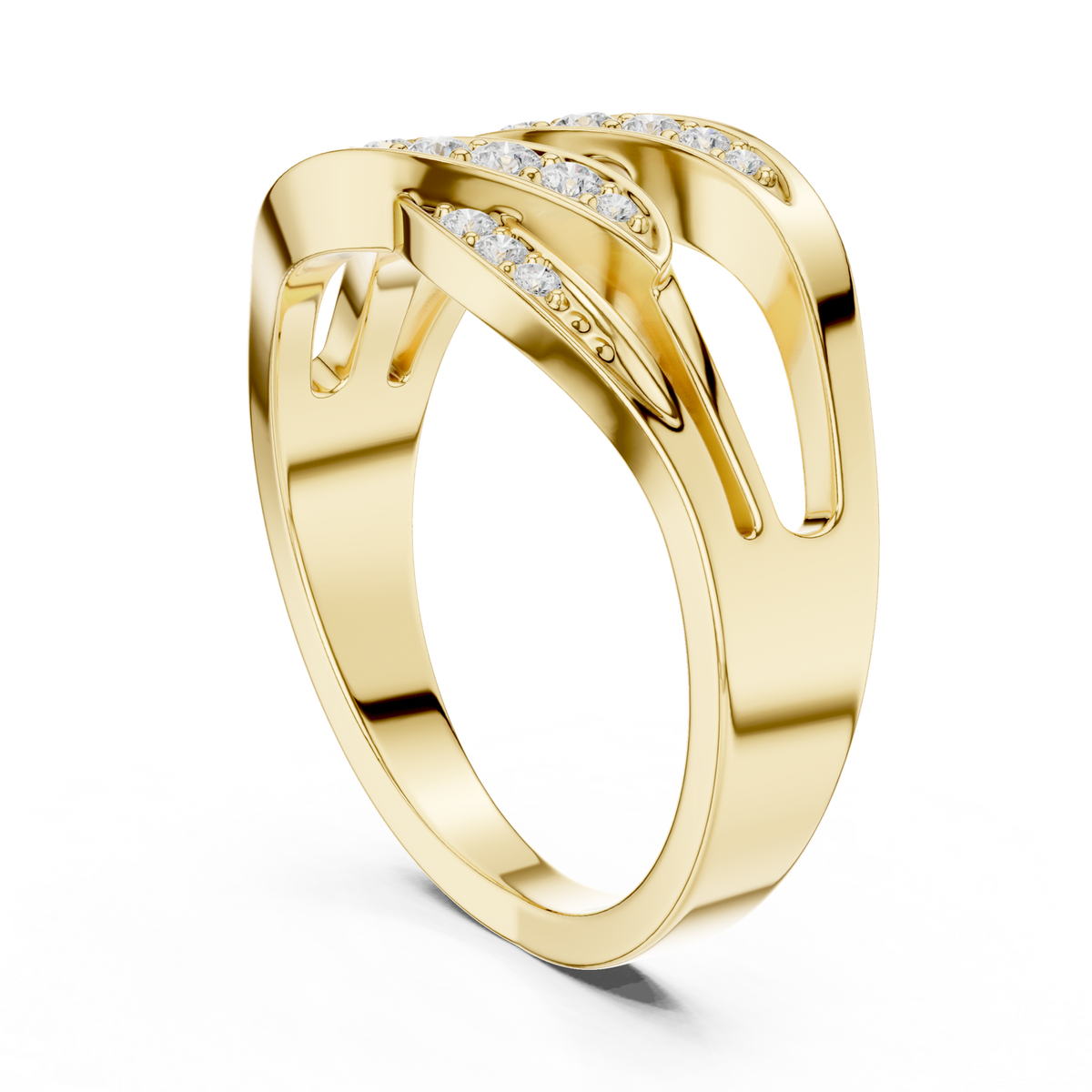 Gold Ring SBWR(49), Yellow Gold, view 1