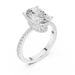 Gold Ring DDLR-251, White Gold, view 2