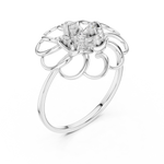Gold Ring 1 (197), White Gold, view 2