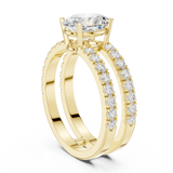 Gold Ring DDLR-1060, Yellow Gold, view 1