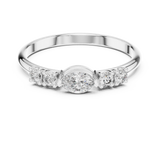 Gold Ring HLR-104, White Gold, view 4