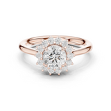 Gold Ring DDLR-673, Rose Gold