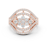Gold Ring DDLR-763, Rose Gold