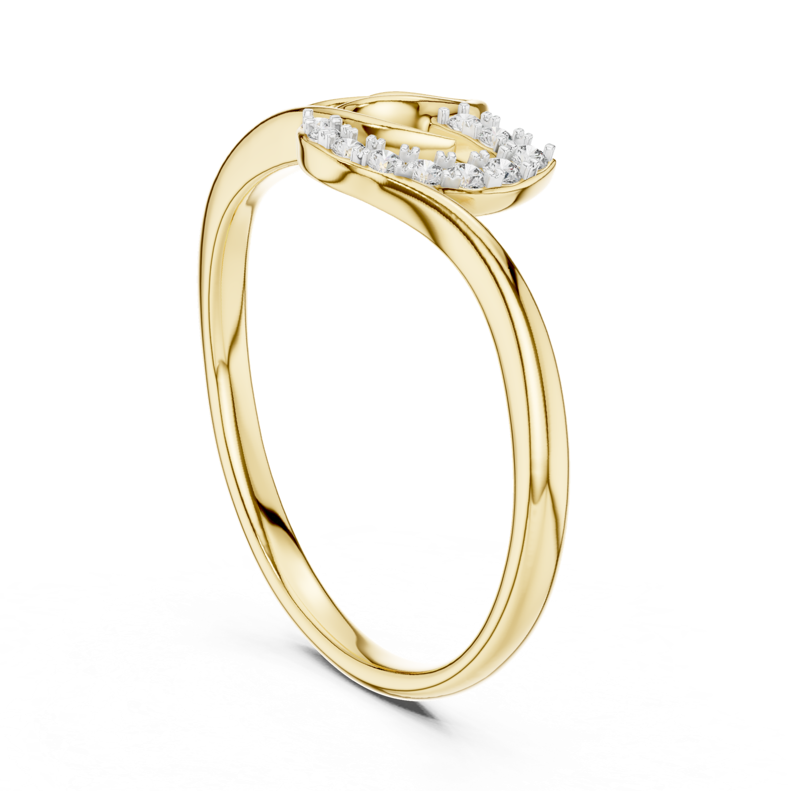 Gold Ring 12-10047@L, Yellow Gold, view 1