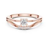Gold Ring L03-1336, Rose Gold, view 4