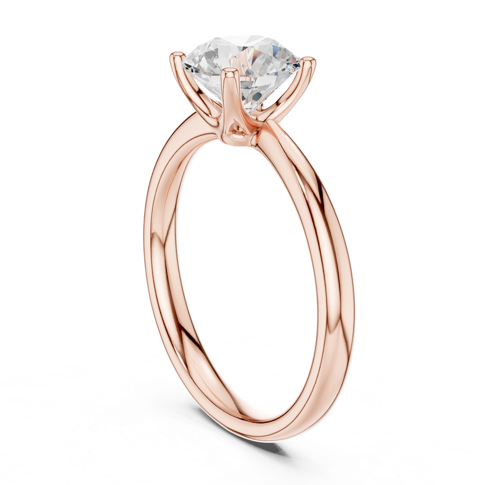 Gold Ring DDLR-645, Rose Gold