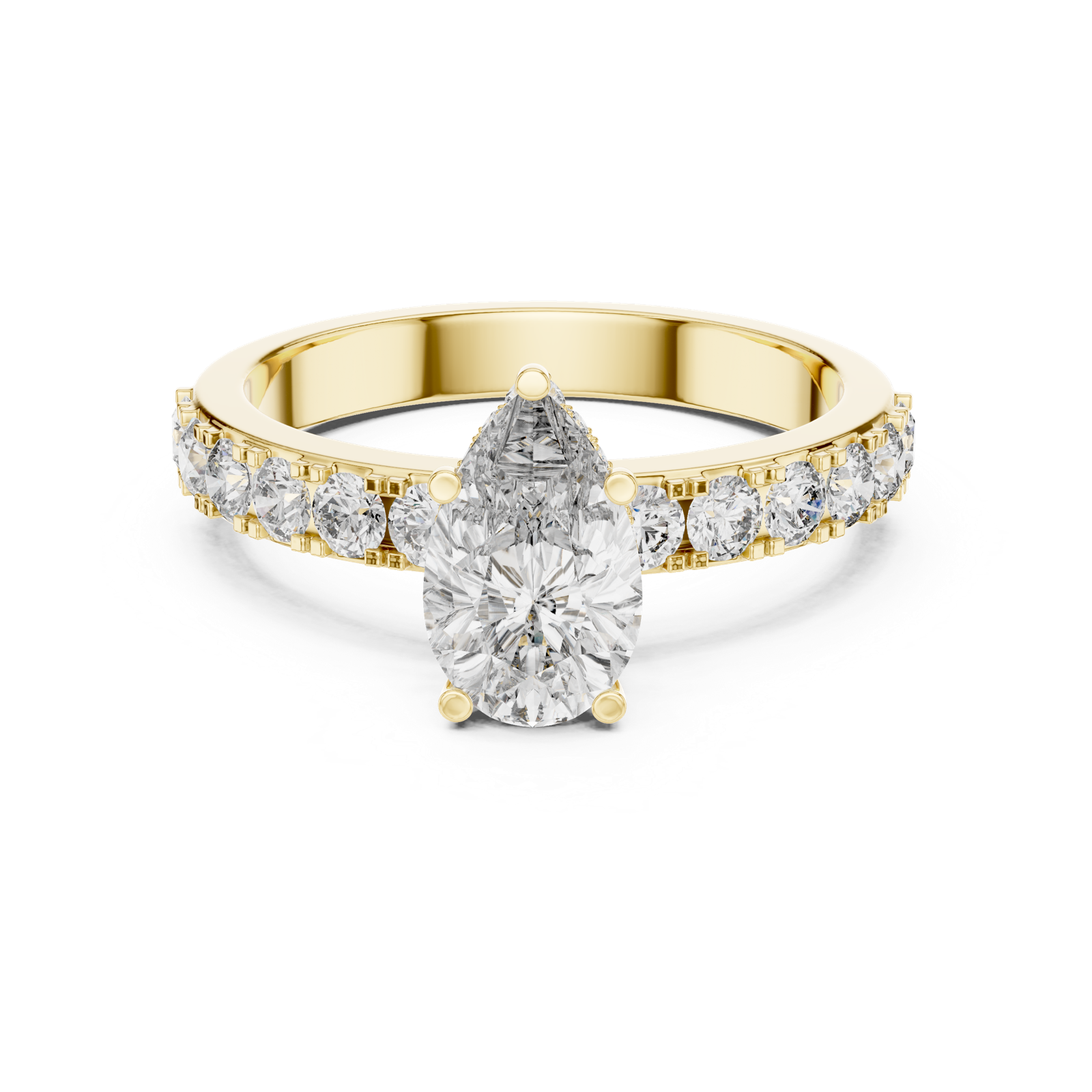 Gold Ring LR-0173, Yellow Gold, view 4