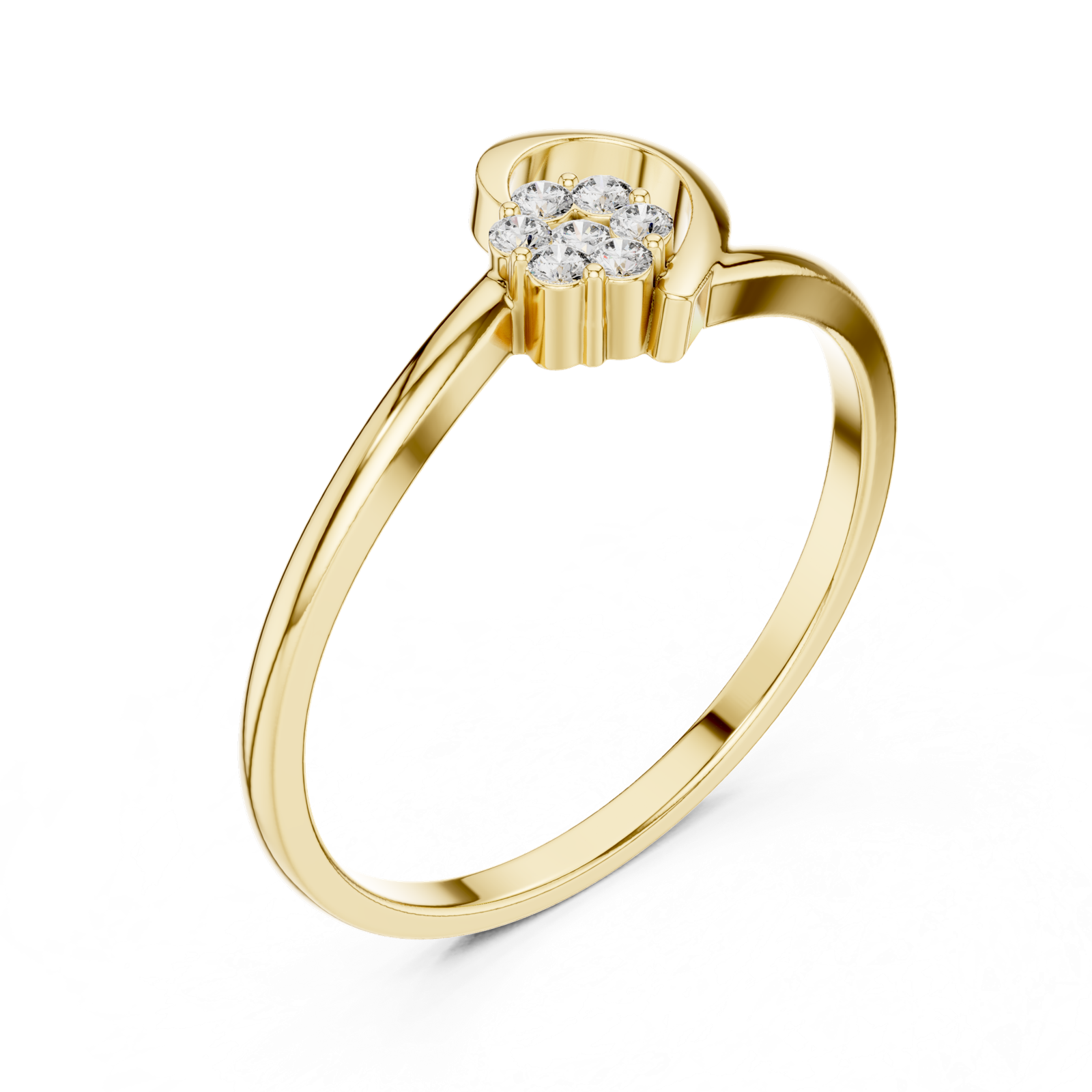 Gold Ring 1 (188), Yellow Gold, view 2