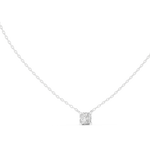 Gold Pendant GPD-0056, White Gold, view 1