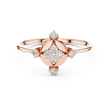 Gold Ring 1 (162), Rose Gold, view 4