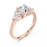 Gold Ring DDLR-853, Rose Gold, view 2