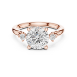 Gold Ring DDLR-975, Rose Gold, view 4