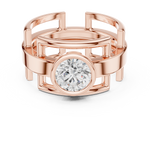 Gold Ring SBMR(6), Rose Gold, view 4