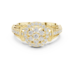 Gold Ring DDLR-762, Yellow Gold, view 4